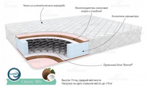 Классик "Микс" 19 см. средняя жесткости до 110 кг