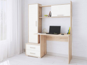 Компьютерный стол Квартет-9 Ш1400 В1716 Г550 (М.ф)